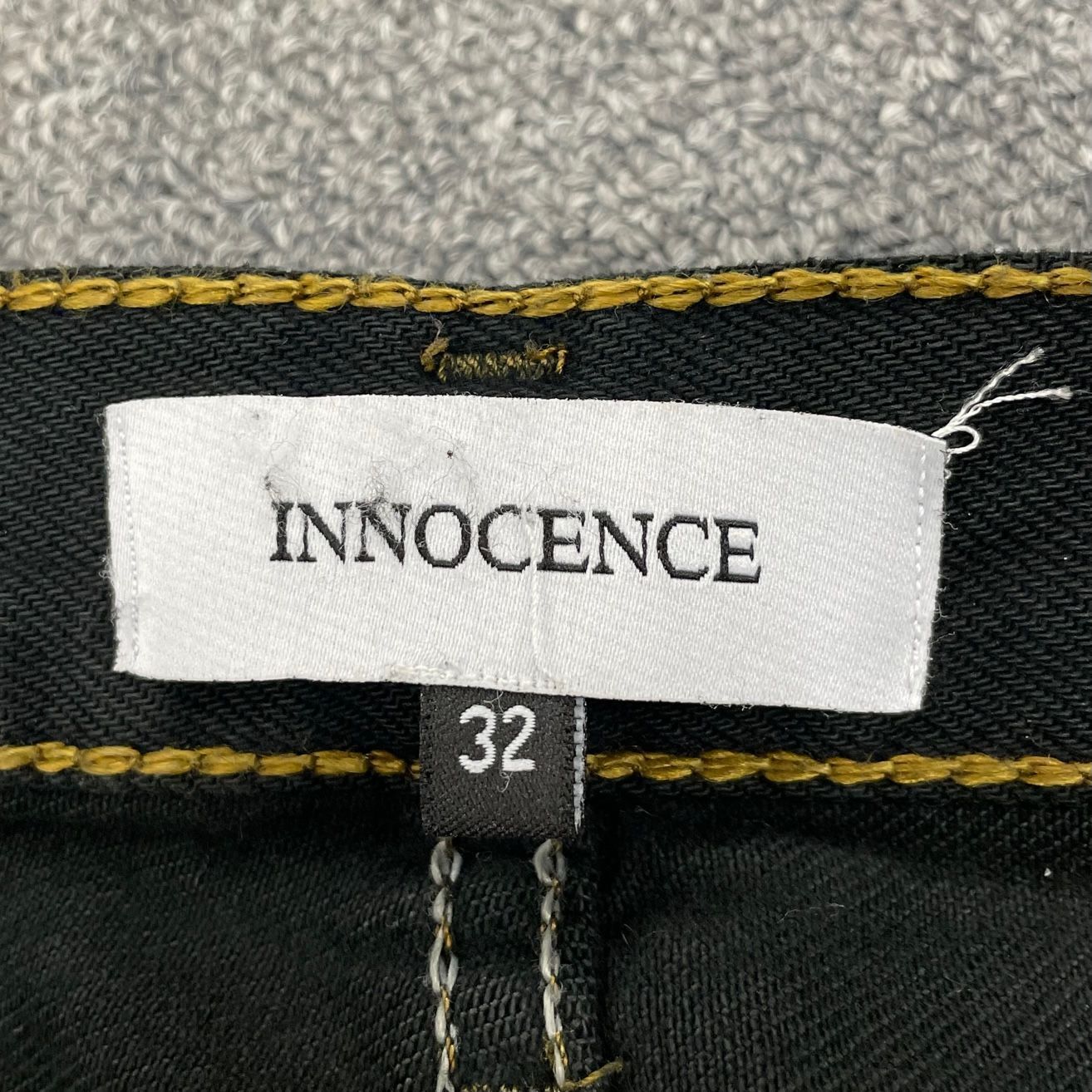 INNOCENCE NY クラッシュ ダメージ デニム ショーツ ハーフパンツ