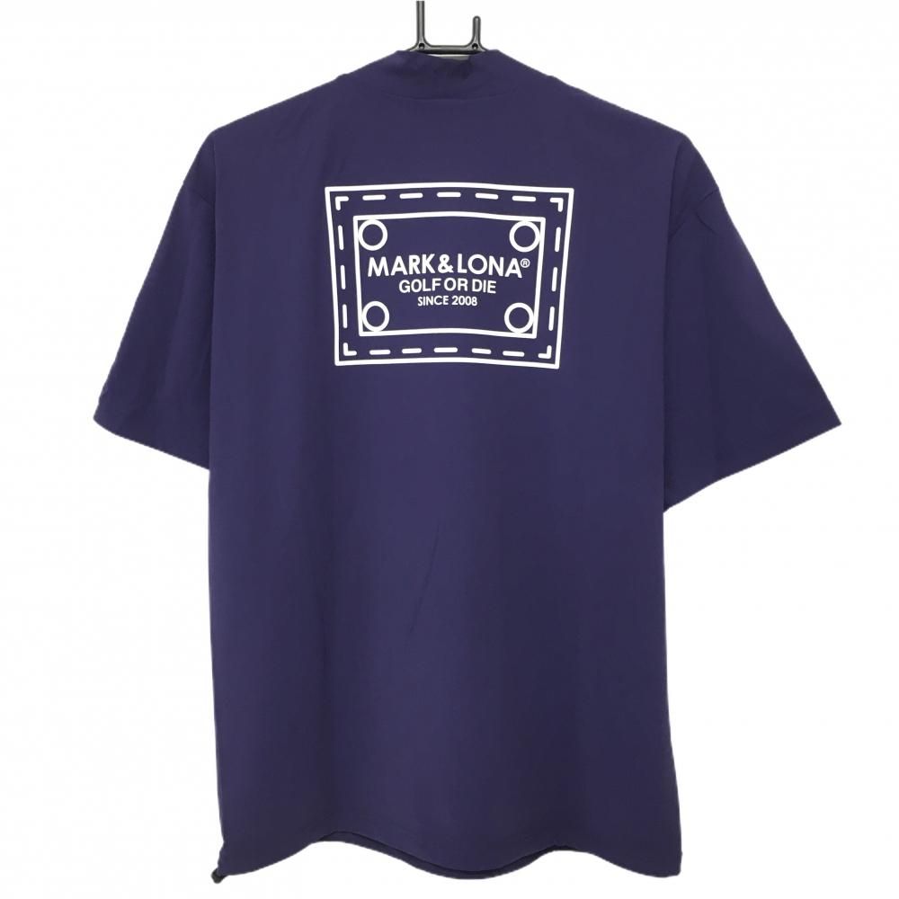 ☆SALE価格☆【新品】マークアンドロナ 半袖ハイネックシャツ パープル