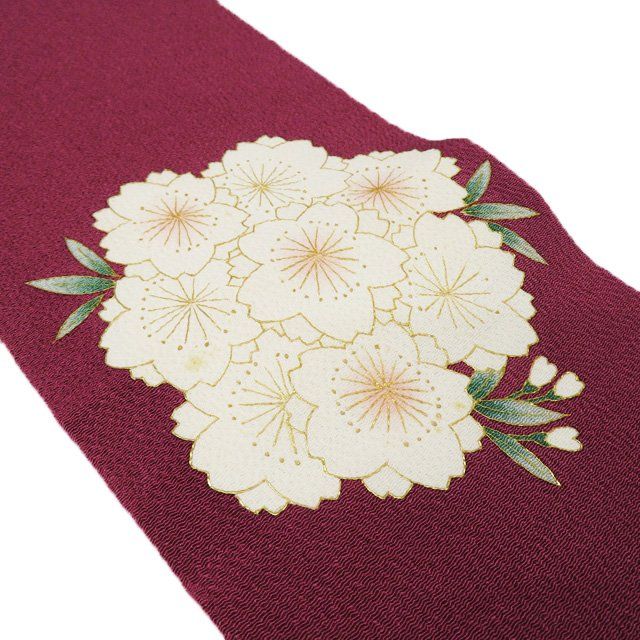 平和屋着物＊夏物 九寸名古屋帯 唐織 菱吉祥文 正絹 逸品 AABA2545np