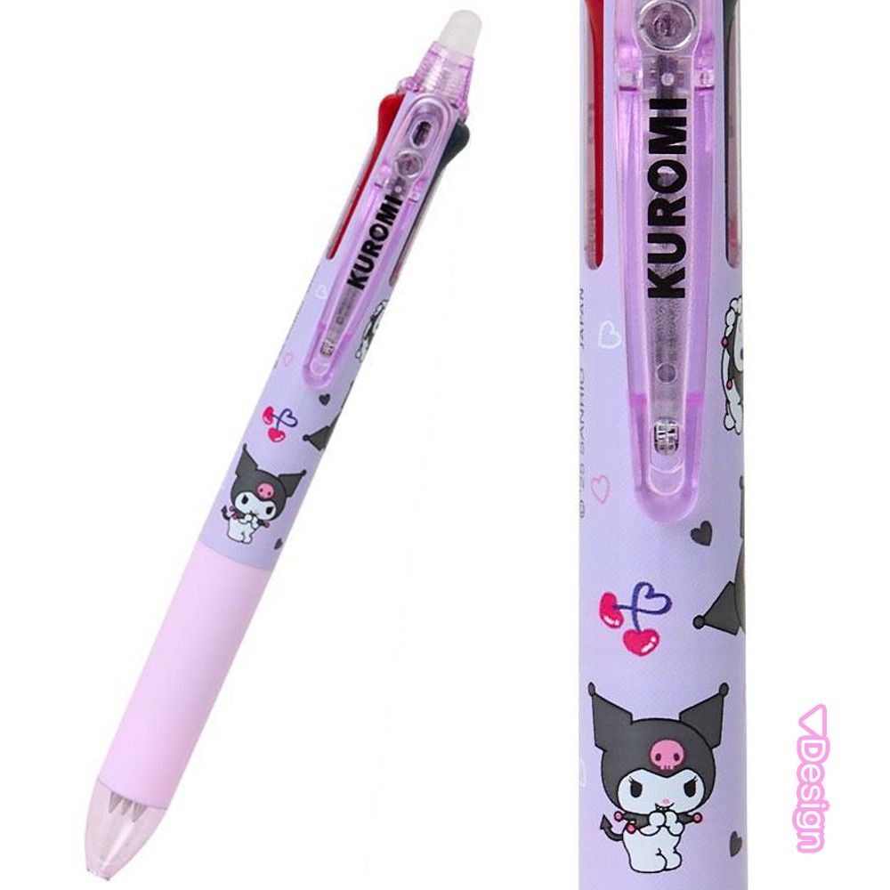 サンリオ フリクションボール3スリム 0.38mm ボールペン 3色 黒 赤 青