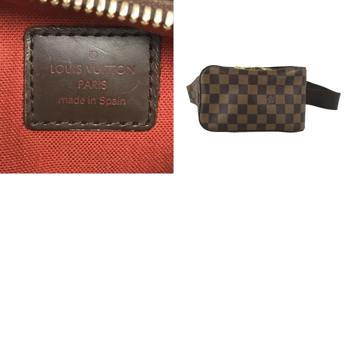ルイ ヴィトン LOUIS VUITTON ダミエ ジェロニモス N 51994 PVC ボディバッグ kkd