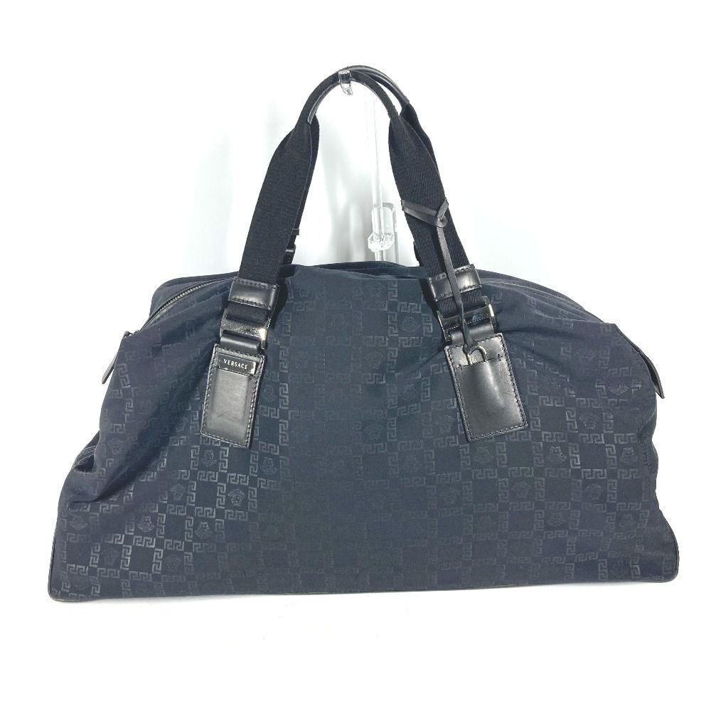 VERSACE ヴェルサーチ　レザーボストンバッグ　ワンショルダー　イタリア製 VERSACE ヴェルサーチ レザーボストンバッグ ワンショルダー