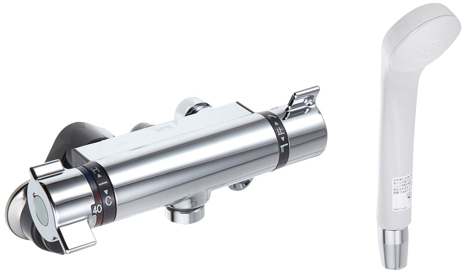 商品 KVK サーモスタット式シャワー混合水栓 KF800TNN
