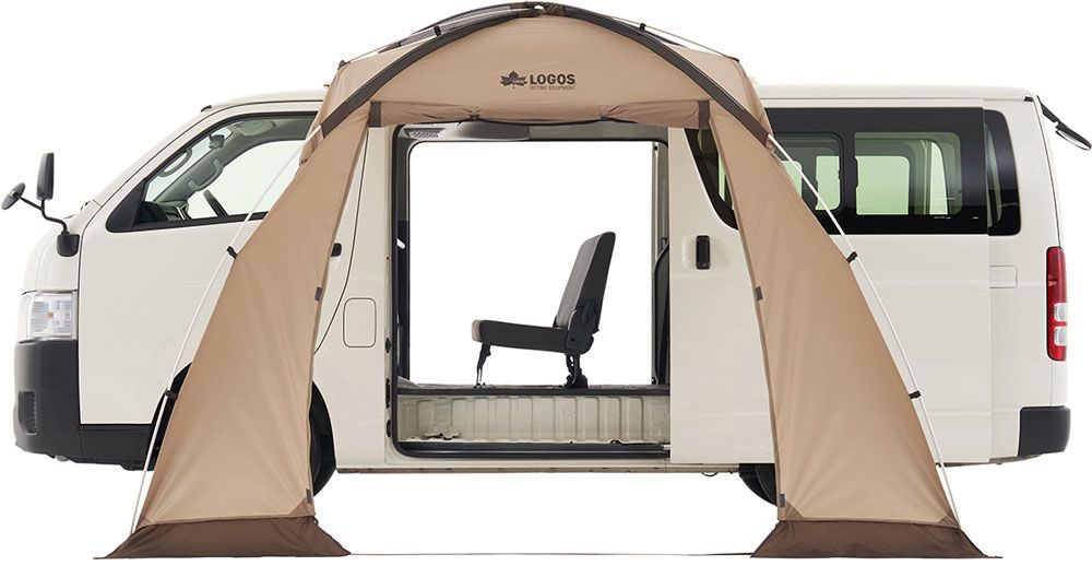 ロゴス LOGOS アウトドア Tradcanvas ハイタイプカーサイドオーニング