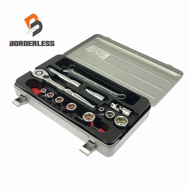 KTC 京都機械工具 ソケットレンチセット 9.5sq 3|8インチ No.TB308 オマケ付き 整備 締め付け ハンドツール 106781