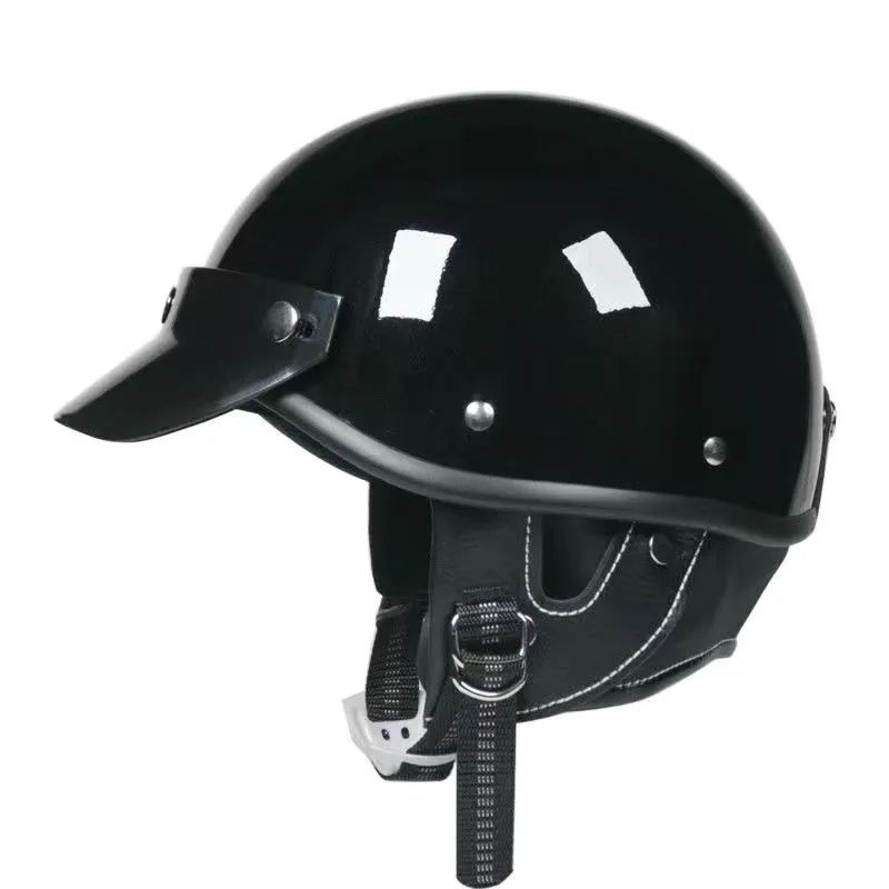 アイボリー人気ポリヘル 60S 小帽体 ハーフヘルメット ポリスヘルメット　M