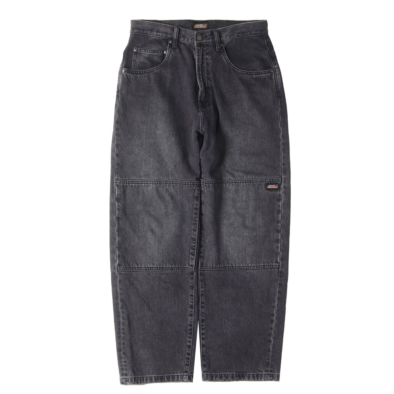 Supreme シュプリーム パンツ サイズ 30 | 23AW Dickies ダブルニー バギー デニムパンツ Double Knee Baggy Jean | ブラック 黒 | ボトムス ジーンズ ジーパン | コラボ 別注 メンズ