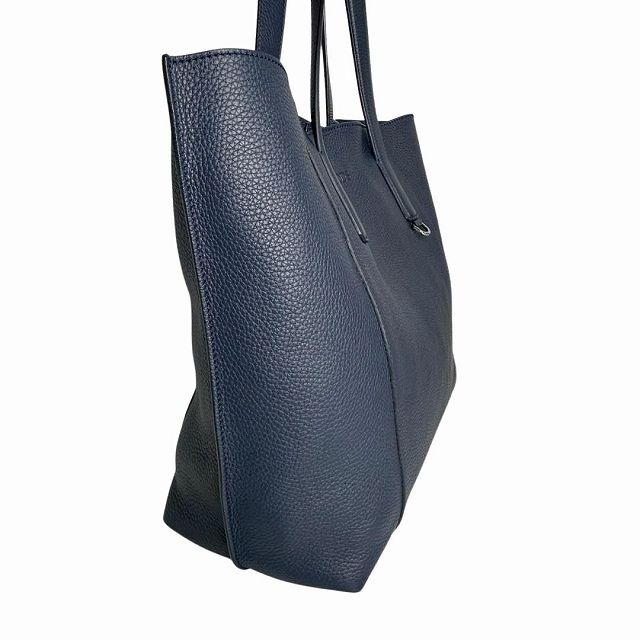 トッズ TOD'S ペーパーバッグ トートバッグ ショルダー ネイビー 日本