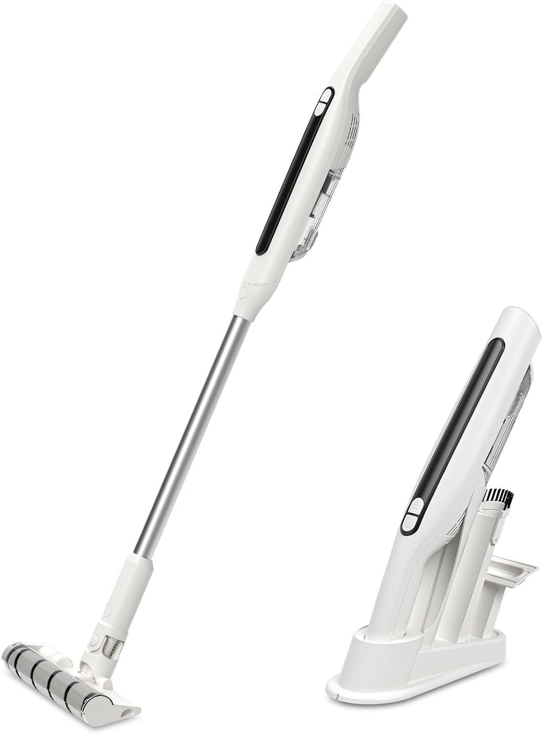 掃除機 サイクロン 置くだけ充電 強力吸引 16000pa コードレス 静音 サイクロン式 ハンディー クリーナー スティッククリーナー サイクロン掃除機 xr-s007-wh