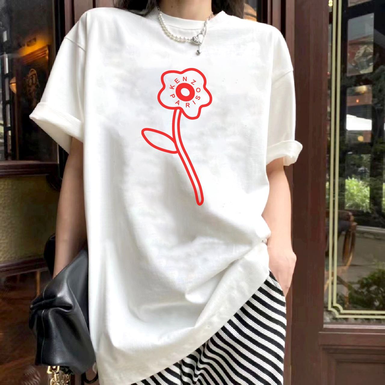 美品 KENZO PIXEL Tシャツ ホワイト 白 Mサイズ 半袖 (KENZO 美品 KENZO PIXEL Tシャツ ホワイト 白 Mサイズ 半袖 (KENZO