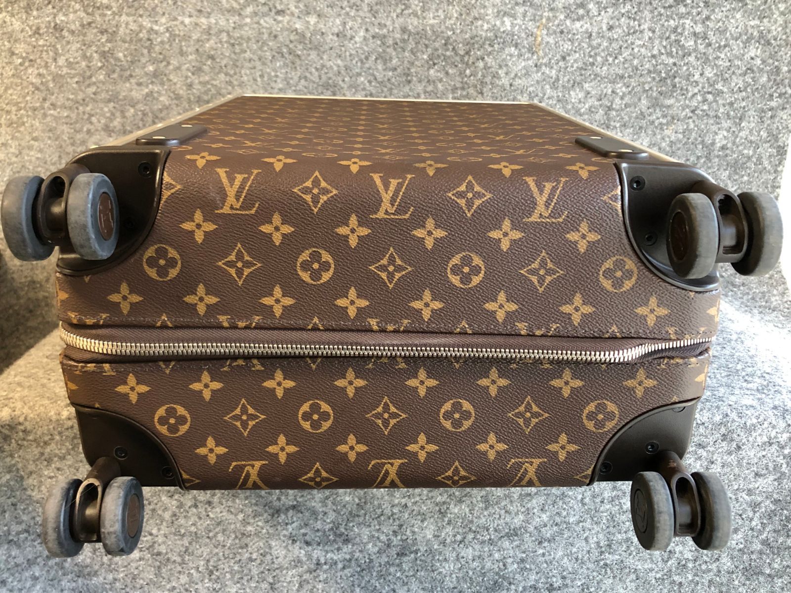 【本物保証】ルイ・ヴィトン Louis Vuitton ホライゾン55 キャリーケース 旅行鞄 TSAロック キャリーバッグ モノグラム ブラウン M23203【中古】