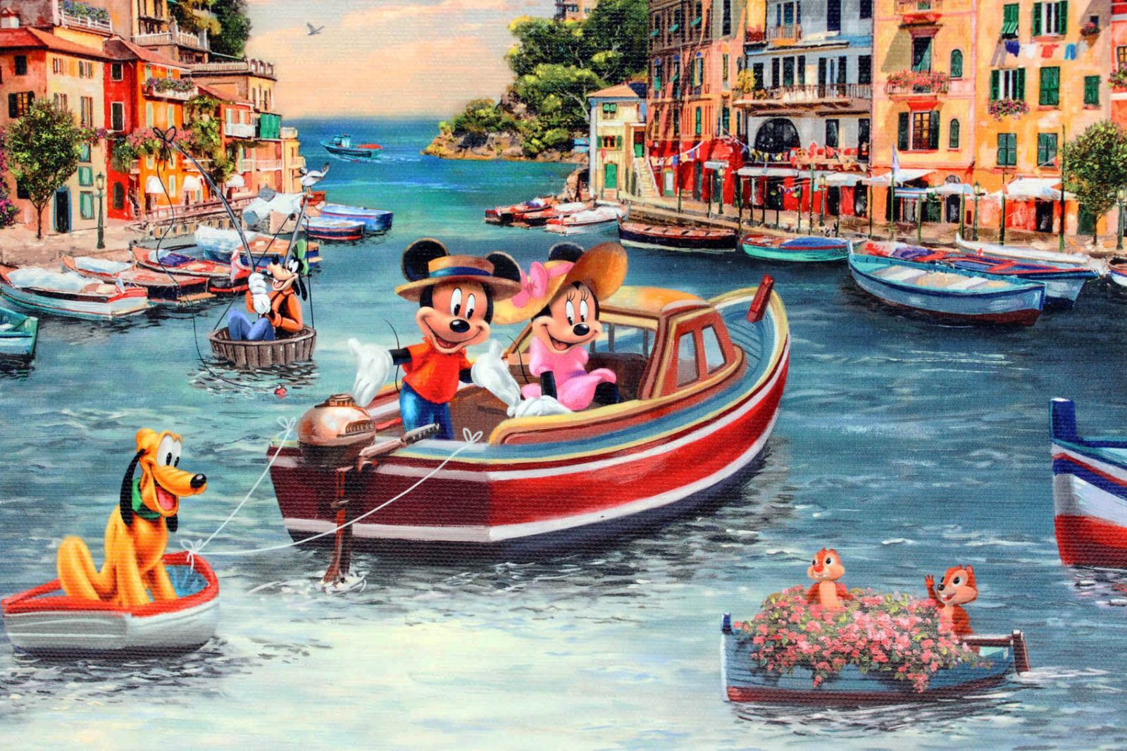 ディズニー/トーマス キンケード「ミッキー＆ミニー/イン イタリア