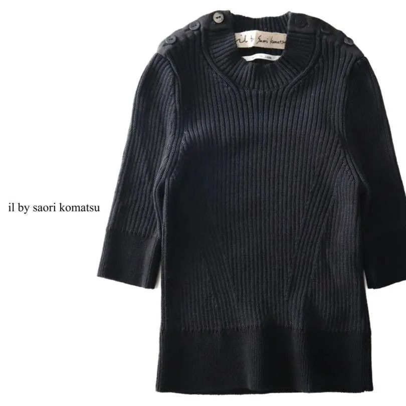 IL BY SAORI KOMATSU　ボトルネックニット