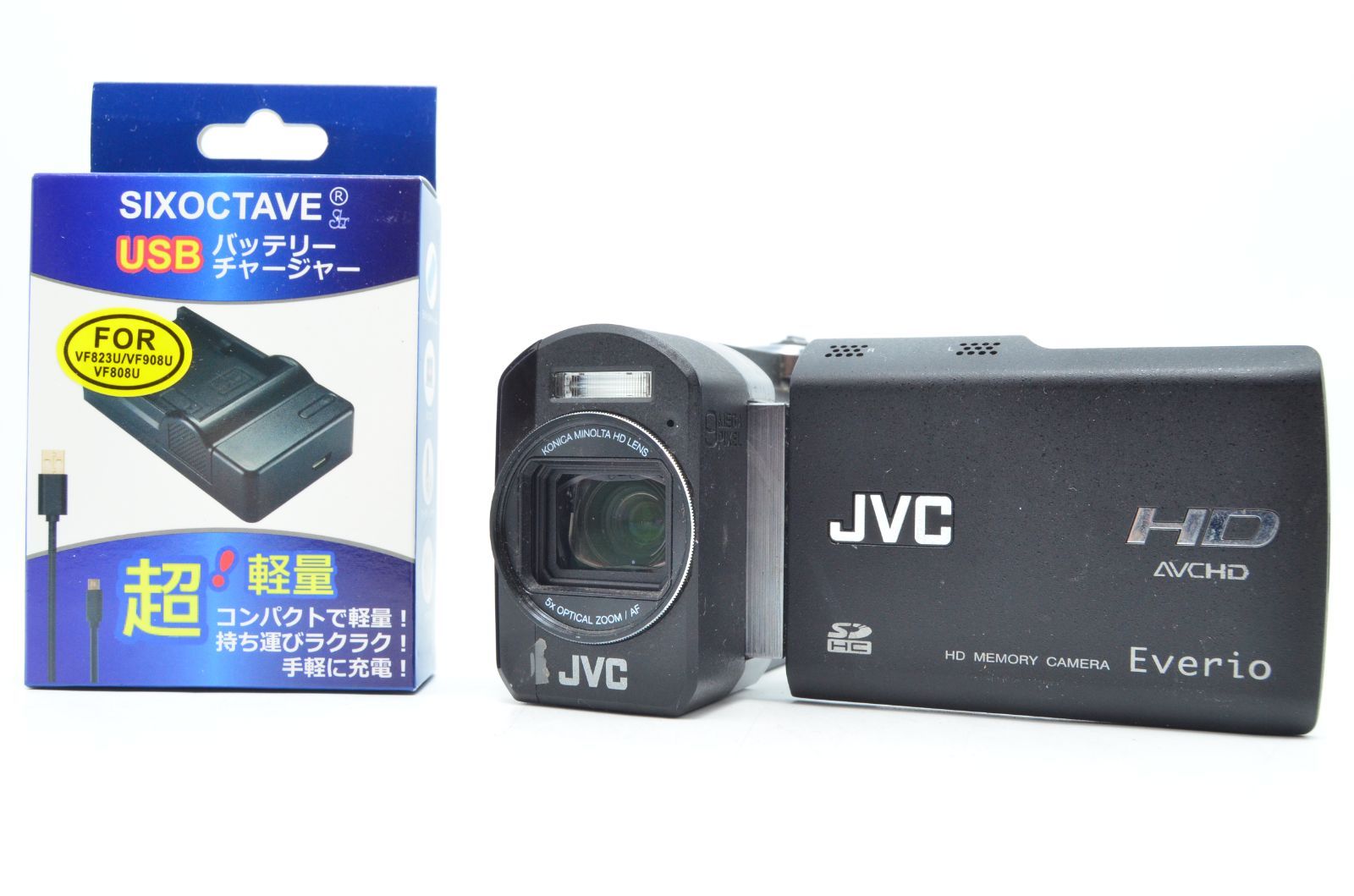 ビクター Victor JVC ビデオカメラ Everio X GZ-X900 ブラック 動作 済み
