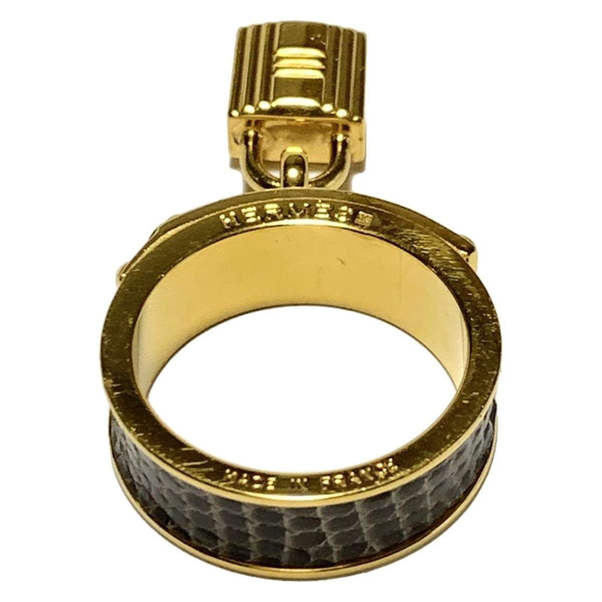 エルメス　ケリー　スカーフリング　ゴールド 楽天市場】【中古】エルメス スカーフリング ケリー カデナ モチーフ