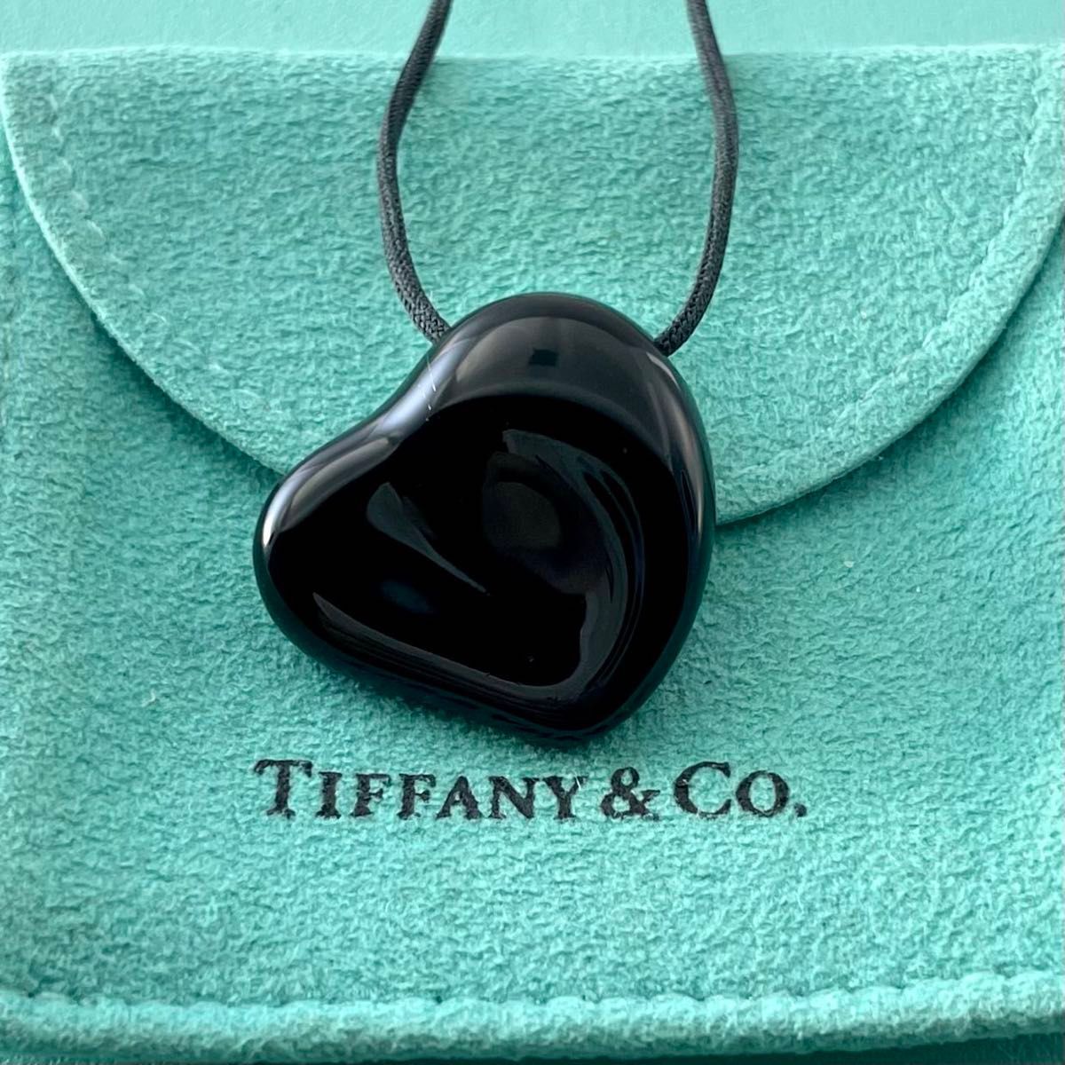 ティファニー 希少 エルサペレッティ 黒 漆 ハート ネックレス P1fe ティファニー 希少 エルサペレッティ 黒 漆 ハート ネックレス P1fe