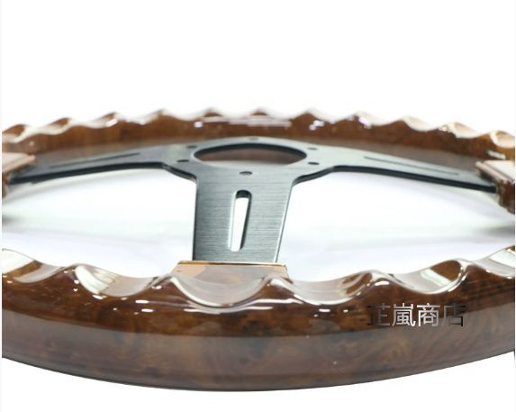 汎用380mmウッドステアリング
