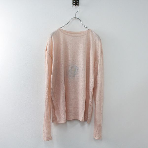 MAVUNO リネン天竺ロングスリーブTシャツ LIGHT PINK MAVUNO リネン天竺ロングスリーブTシャツ LIGHT PINK