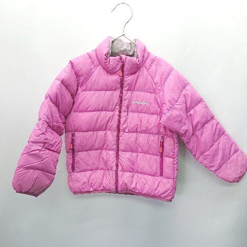 mont-bell 子ども用スノーウェア ピンク110 mont-bell 110 女の子（レインハイカー ジャケット Women's