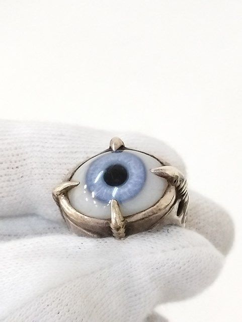 CRAZY PIG 義眼リング　青色 LASH EYE RING | クレイジーピッグ公式オンラインストア リング