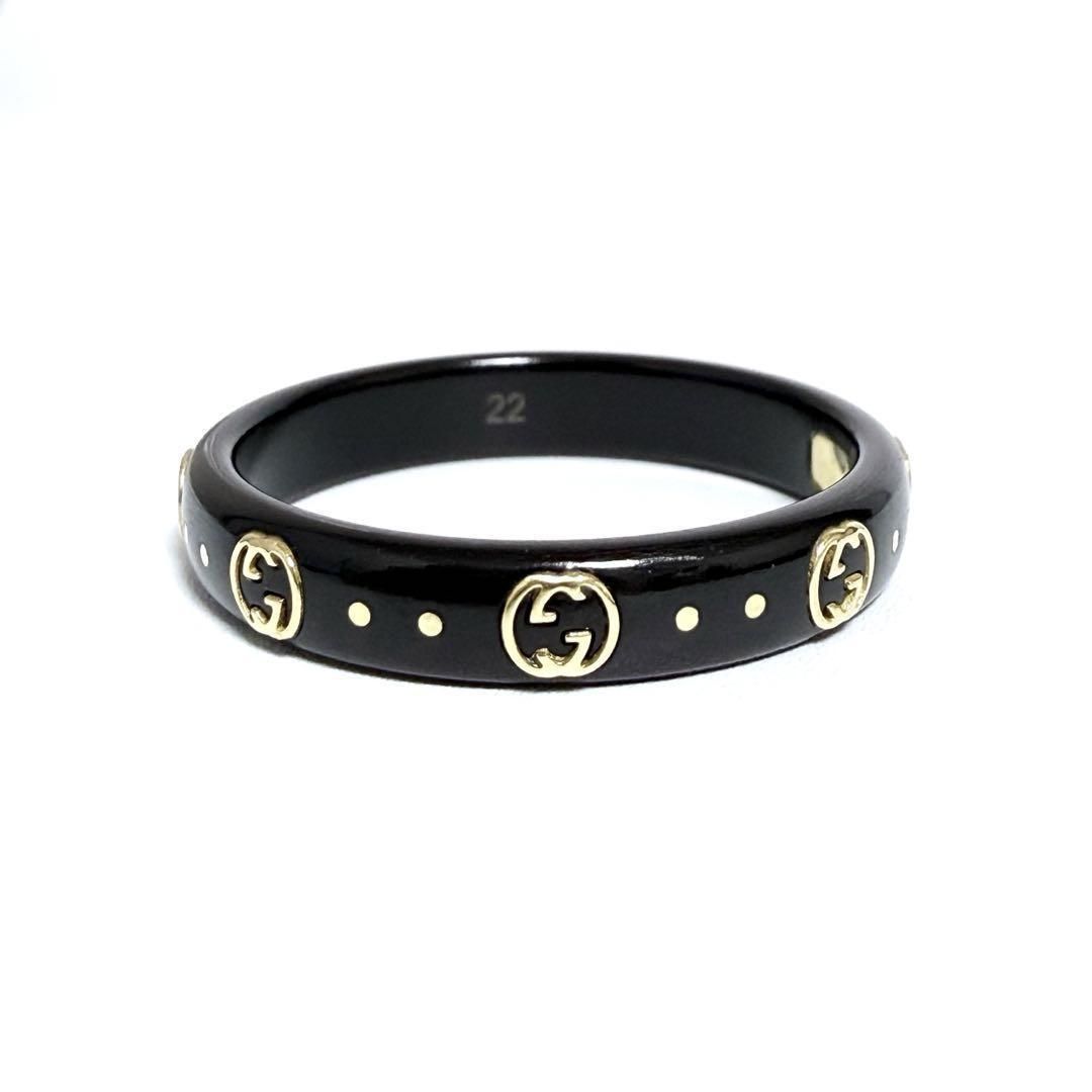 【21号】グッチ　メンズ　指輪　K18　インターロッキングG　アイコン　リング 21号】グッチ メンズ 指輪 K18 インターロッキングG アイコン リング