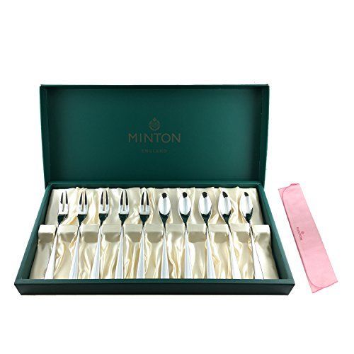 MINTON ミントン Sシリーズ ティースプーン ケーキフォーク10pcs.セット ファブリック付 PS203