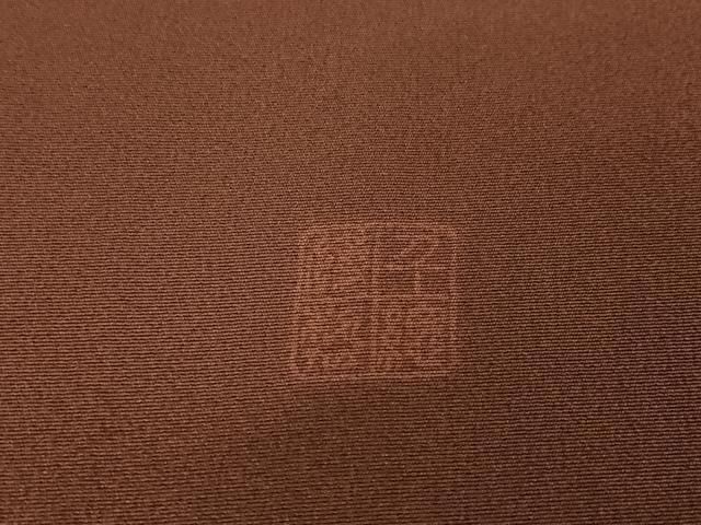 平和屋着物○創業460年・千總 訪問着 刺繍 花菱文 金彩 煤竹色 正絹