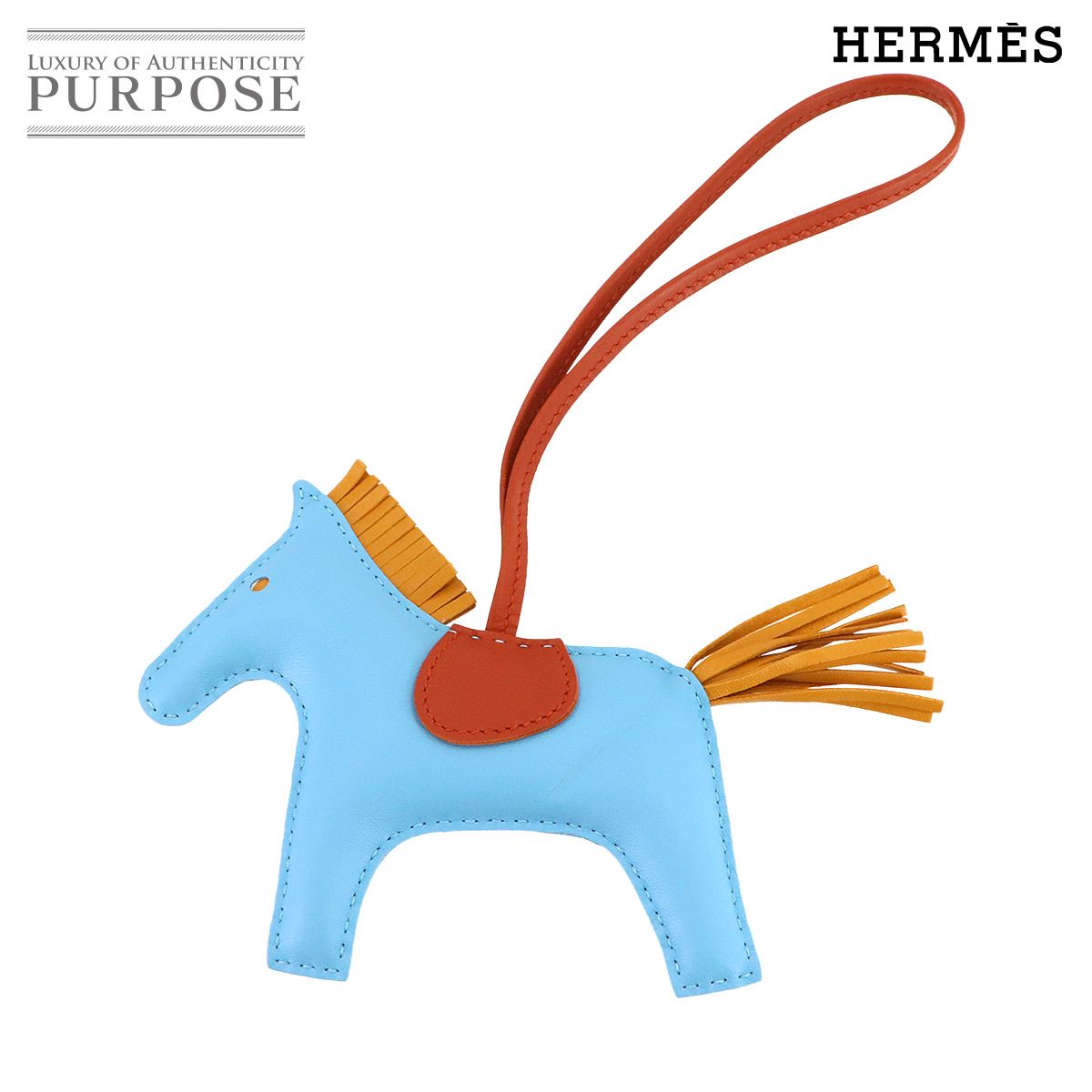 ⭐️未使用近い⭐️ エルメス ロデオ MM セレステ カーネリアン ブトンドール ⭐️未使用近い⭐️ エルメス ロデオ MM セレステ カーネリアン