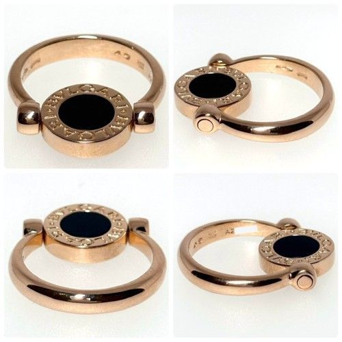BVLGARI ブルガリ ブルガリ・ブルガリ フリップ リング 347763 750PG