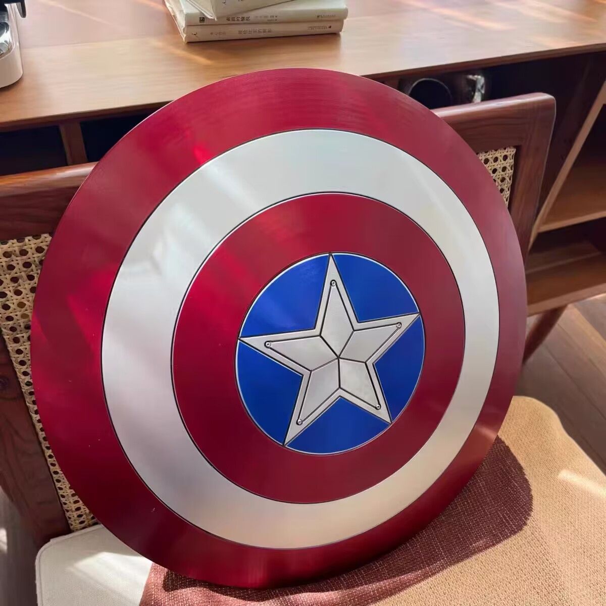 置物 壁飾り コスプレ道具 キャプテン アメリカの盾 1 1 復刻 海外製品 ガレージキット