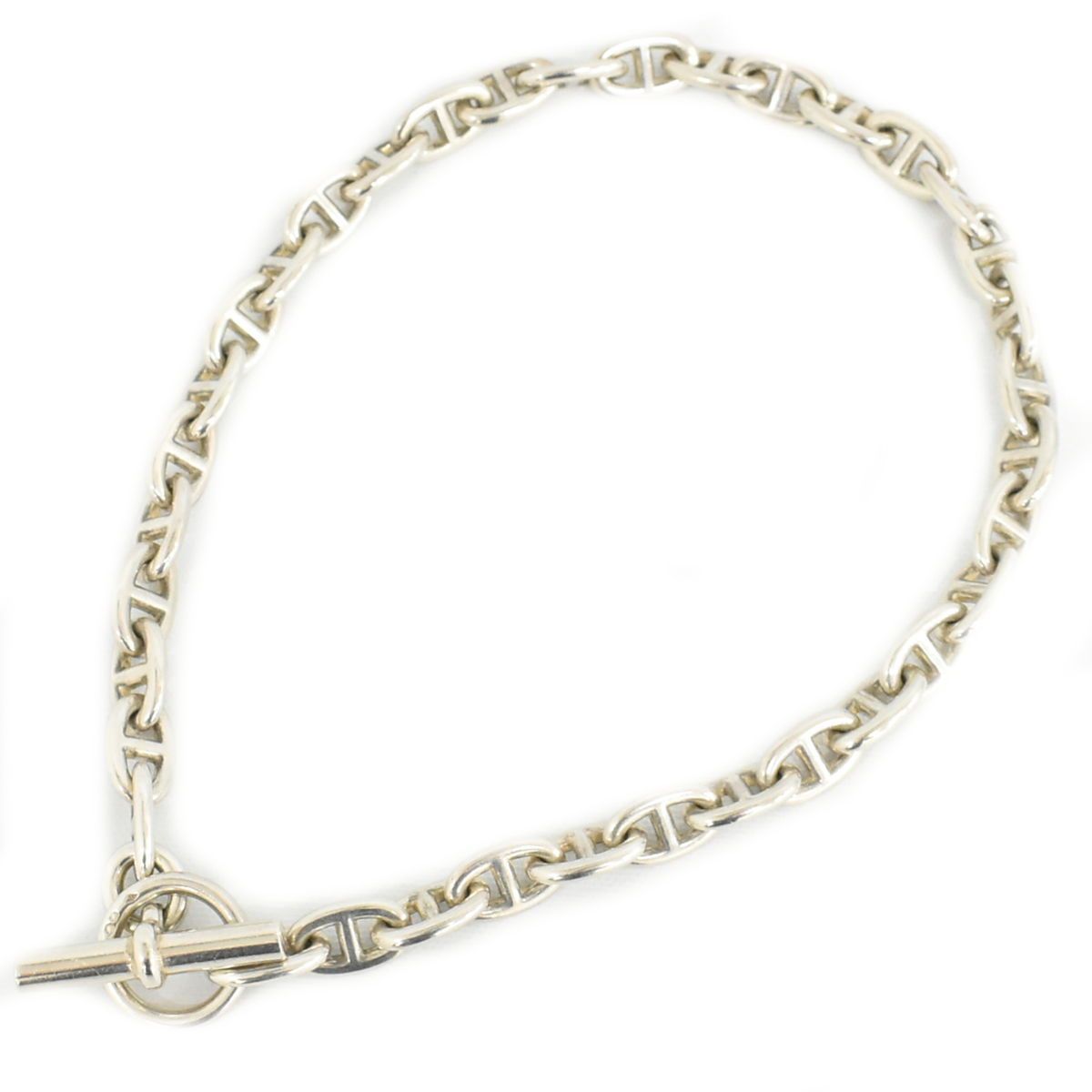 最終値下げ シルバー925 アンカーチェーン シェーヌダンクルデザイン MM シルバー925 アンカーチェーンネックレス シェーヌダンクルデザイン MM