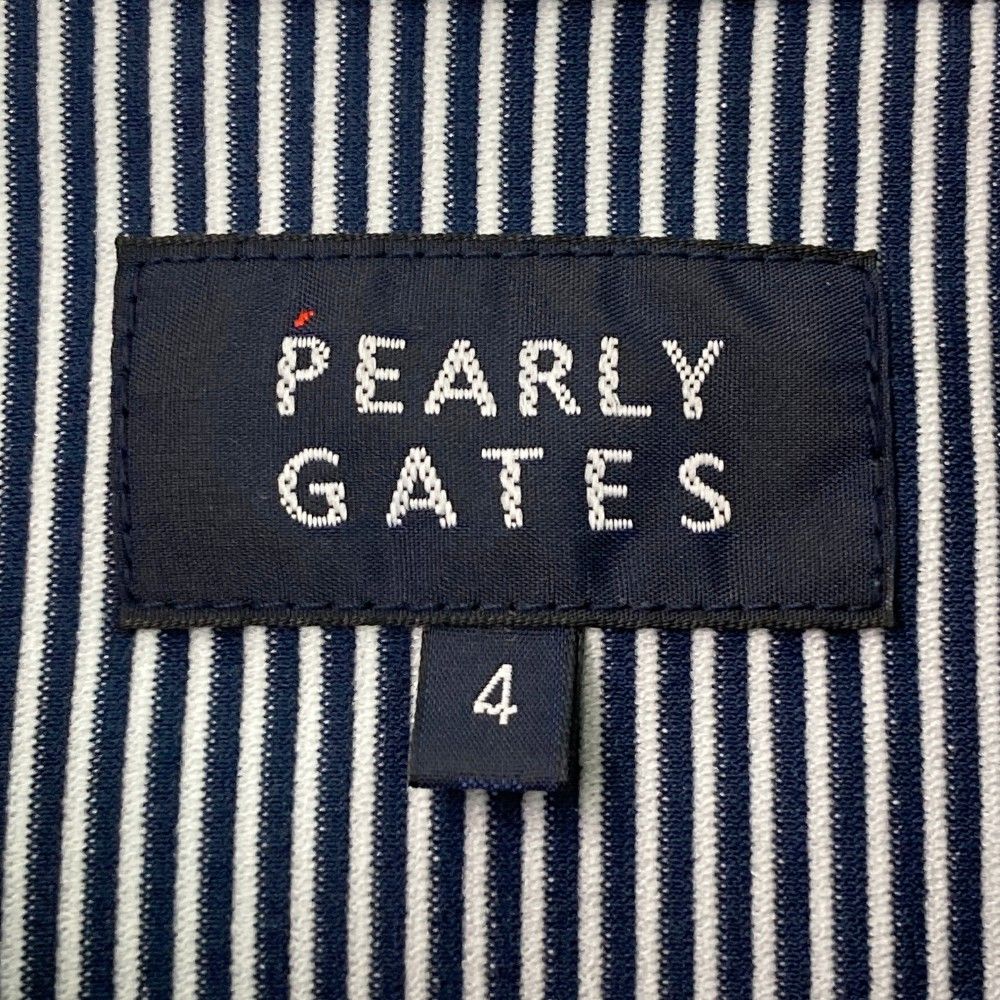 PEARLY GATES ストライプシャツ サイズ0 新品未使用品 PEARLY GATES (パーリーゲイツ) ゴルフウェア(トップス) メンズ