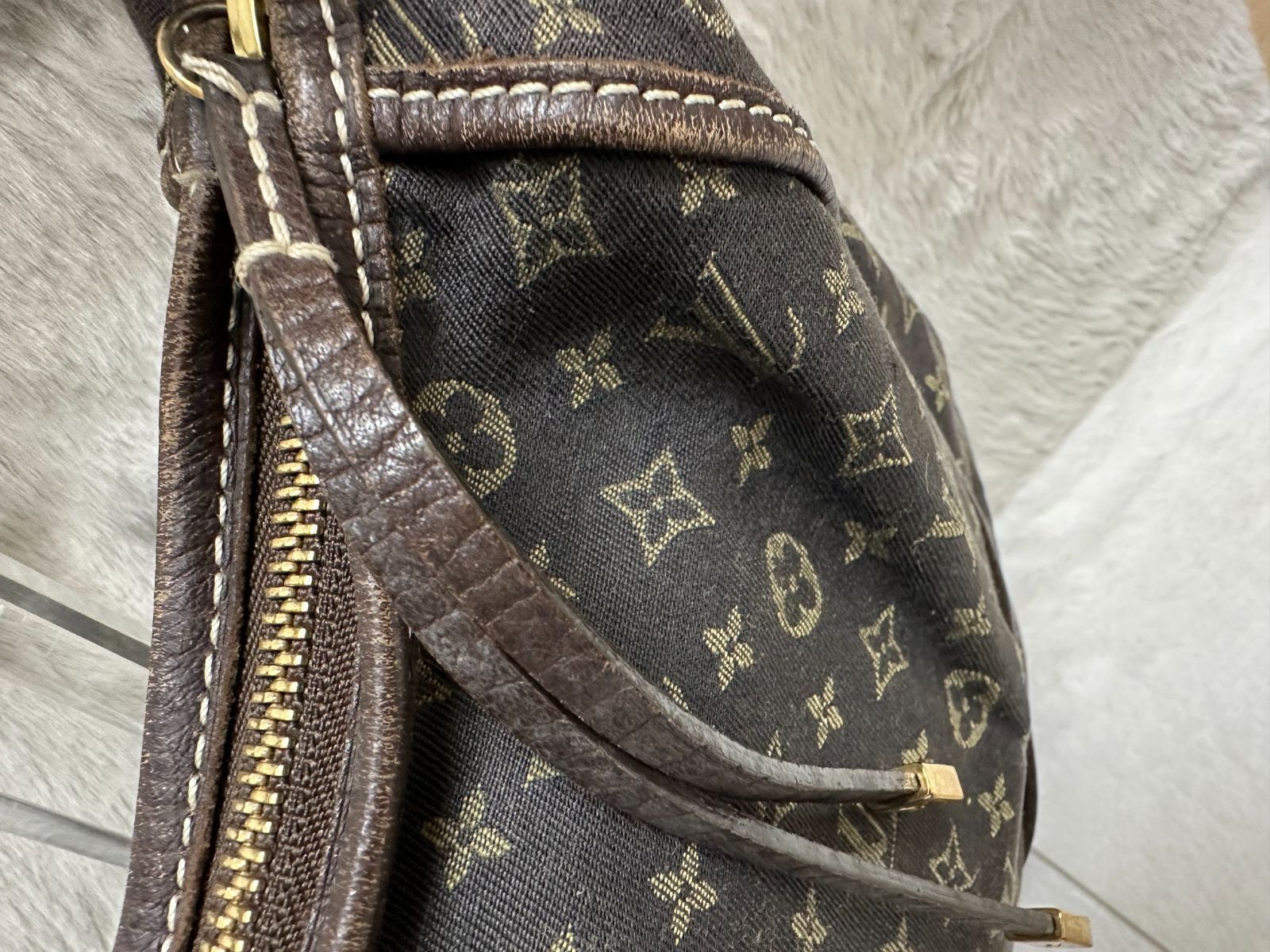 LOUIS VUITTON ルイヴィトン マノンPM モノグラム ミニラン エベヌ