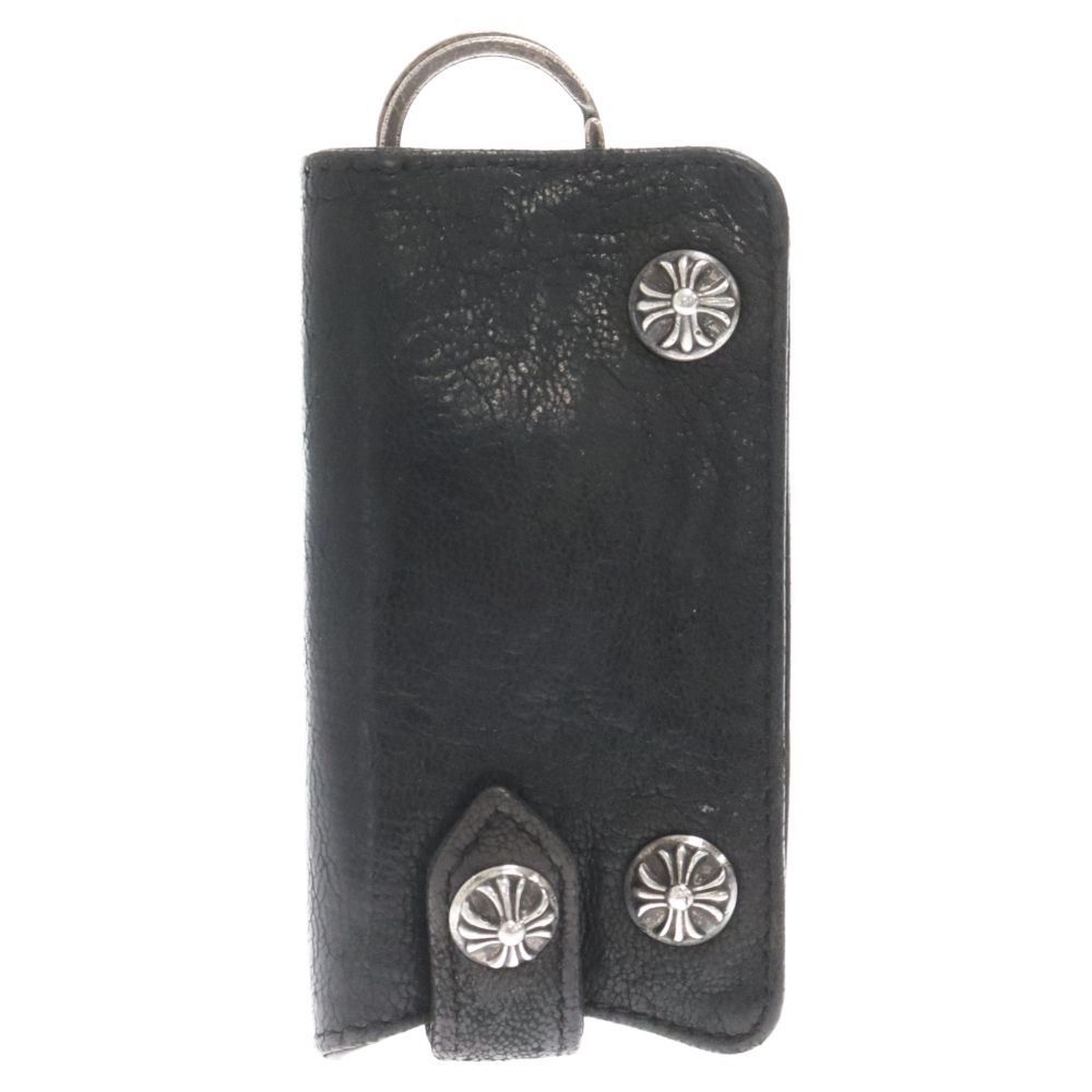 CHROME HEARTS (クロムハーツ) KEY CASE/キーケース クロスボタン 