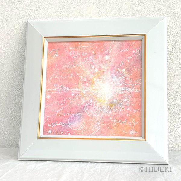 抽象画パステルアート 射手座