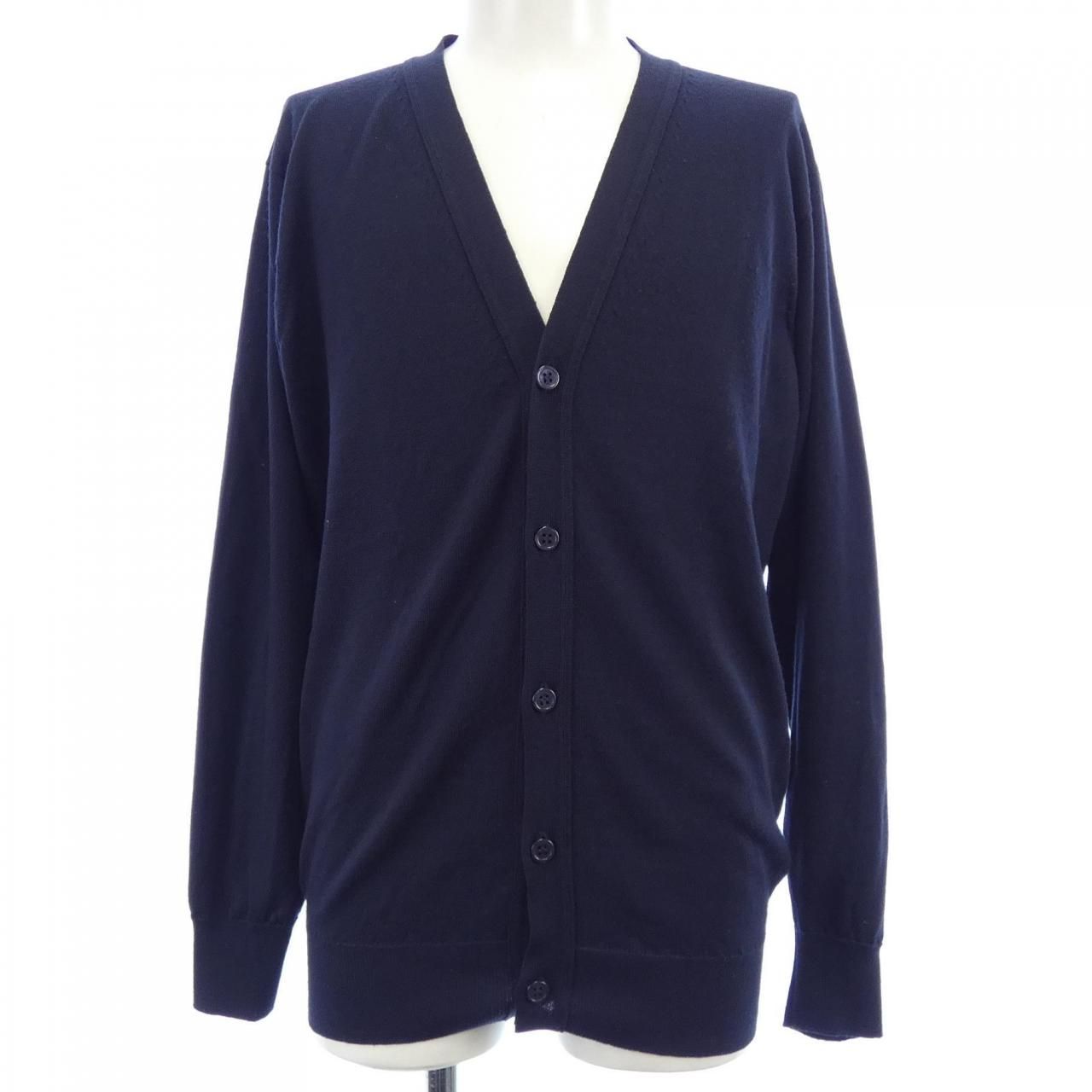 ジョンスメドレー JOHN SMEDLEY カーディガン サイズM - パープル 