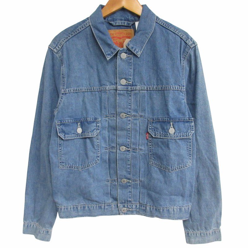 リーバイス Levi's タグ付 デニムジャケット Gジャン TYPE2トラッカージャケット インディゴブルー Sサイズ GY09