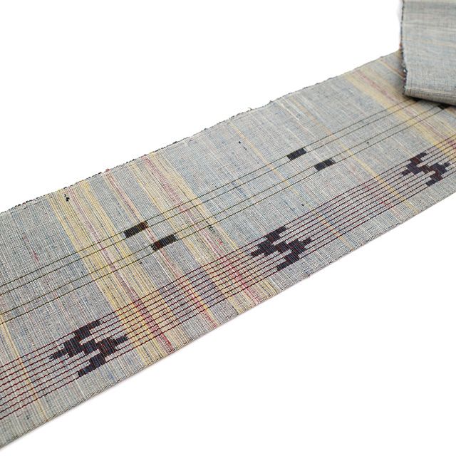 平和屋着物□極上 本加賀友禅作家 村上堅正 塩瀬 九寸名古屋帯 人物