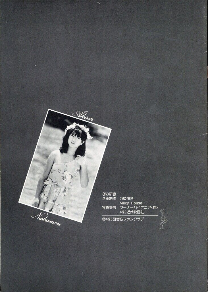 研音 ツアーパンフ 中森明菜 Akina Nakamori(中森明菜CONCERT IN