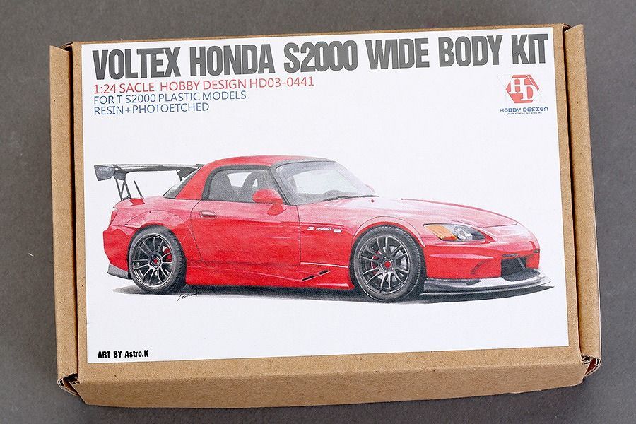 ホビーデザイン HD03-0441 1 24 Voltex ホンダ S2000 ワイドボディキット タミヤ用 S2000 レジン エッチングパーツ メタルパーツ