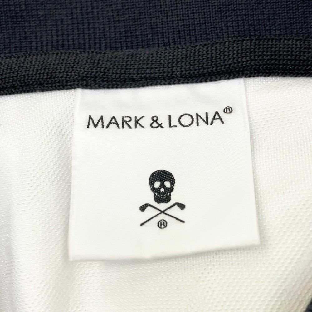 サイズ：36 MARK&amp;LONA マークアンドロナ 2024年 半袖ハーフジップポロシャツ カモフラ ホワイト系 [240101453878] ゴルフウェア レディース ストスト MARK&LONA マークアンドロナ 2024年 半袖ハーフジップポロシャツ