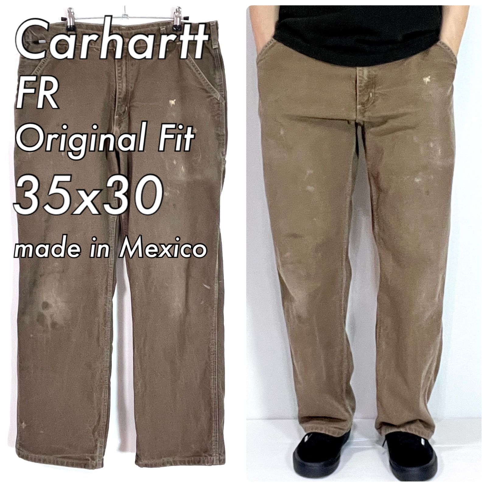 レアカラー Carhartt カーハート ダックペインターパンツ W35 L30 DKB 