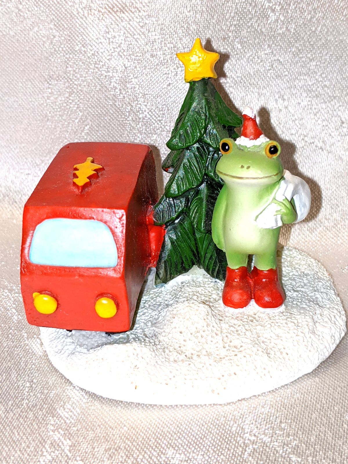 くまのプーさん いたずらっぽい クリスマス置物 55センチ