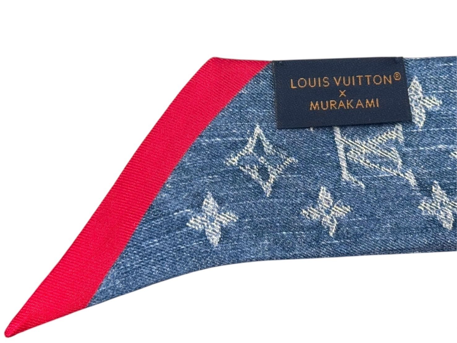 極美品 LOUIS VUITTON ルイヴィトン 村上隆 バンドーBB スカーフ