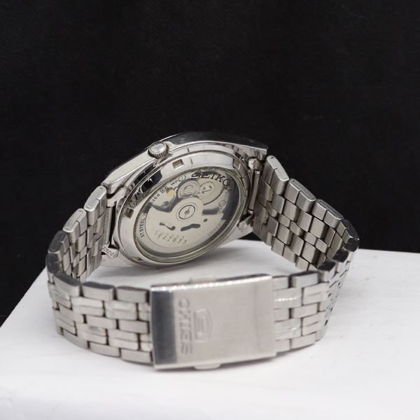 セイコー SEIKO5 7S26-02E0 自動巻き腕時計 デイデイト メンズ