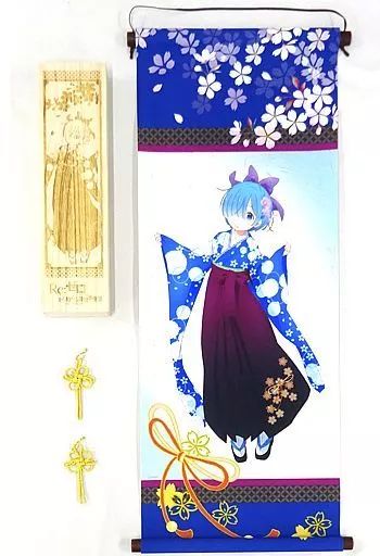 レム 掛軸風タペストリー ブルー 「Re：ゼロから始める異世界生活」 Re:ゼロから始める異世界生活]描き下ろしB2タペストリー（レム