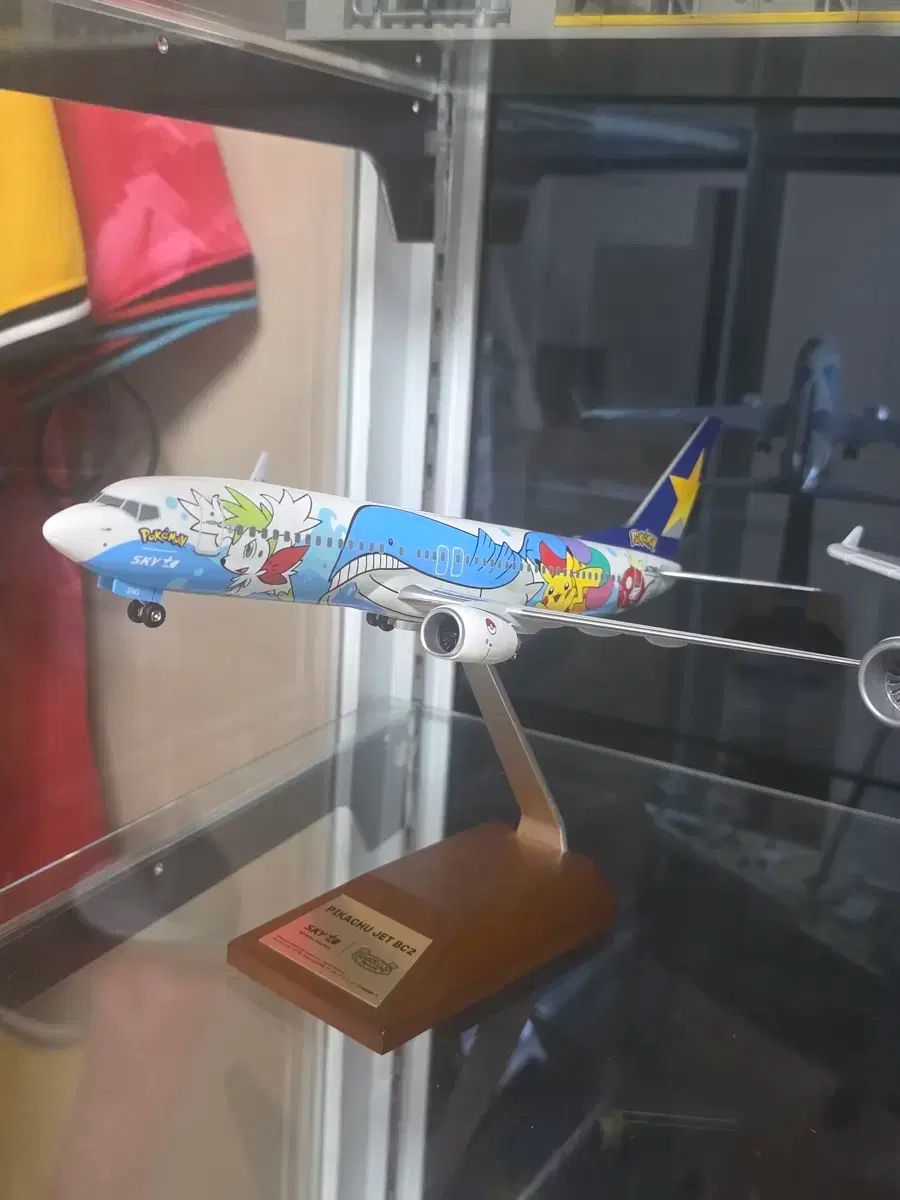 スカイマーク ピカチュウ ジェット 飛行機 模型 卸売 飛行機模型1/400