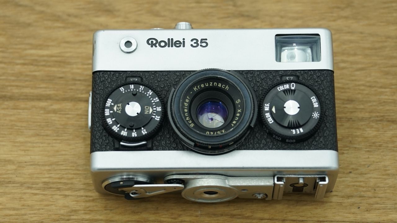 超目玉 8290 良品 希少なS-Xenar Rollei 35 露出計OK シルバー