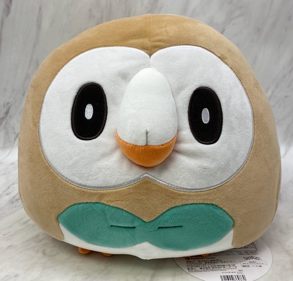 もっちりまんまるクッション　モクロー もっちりまんまるクッション モクロー ポケモンセンター限定