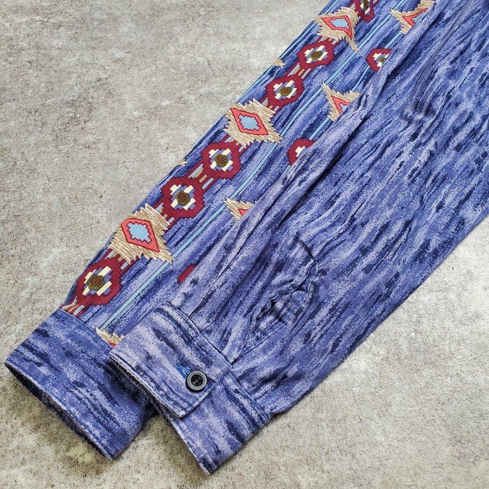 70's 70年代 Rockmount Ranch Wear 変形ウエスタンシャツ ロックマウント ヴィンテージ 長袖 レディース USA製 Sサイズ ROCKMOUNT - 70's 70年代 Rockmount Ranch Wear 変形ウエスタンシャツ
